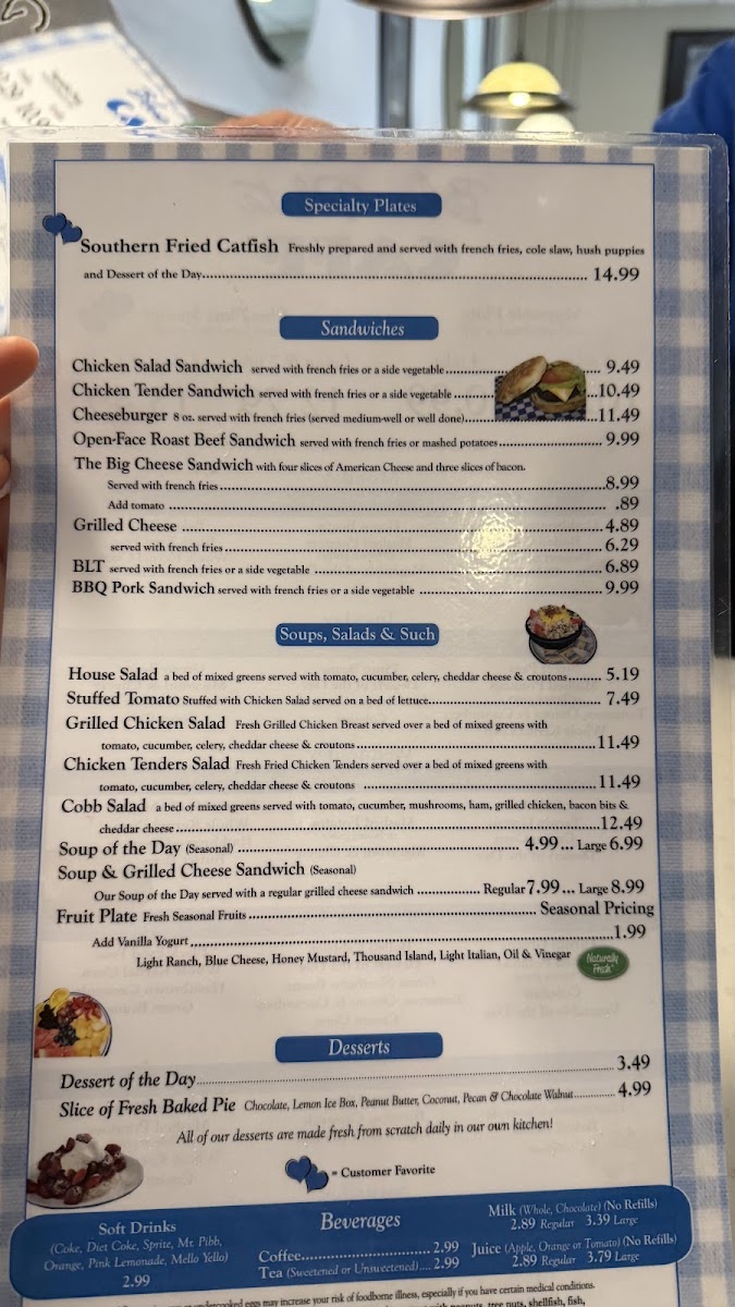 Blue Plate Cafe Menu - Image 6